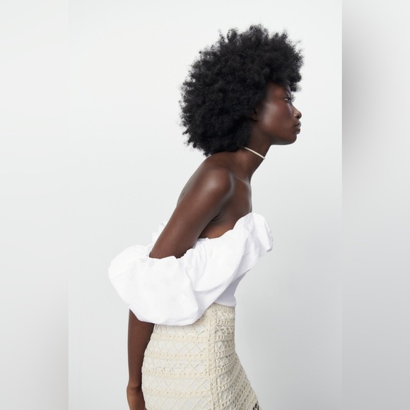 NWT ZARA RUFFLED BODYSUIT - Picture 7 of 12